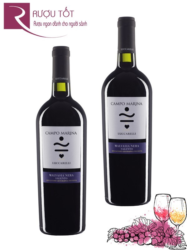 Vang Ý Campo Marina Malvasia Nera Thượng hạng