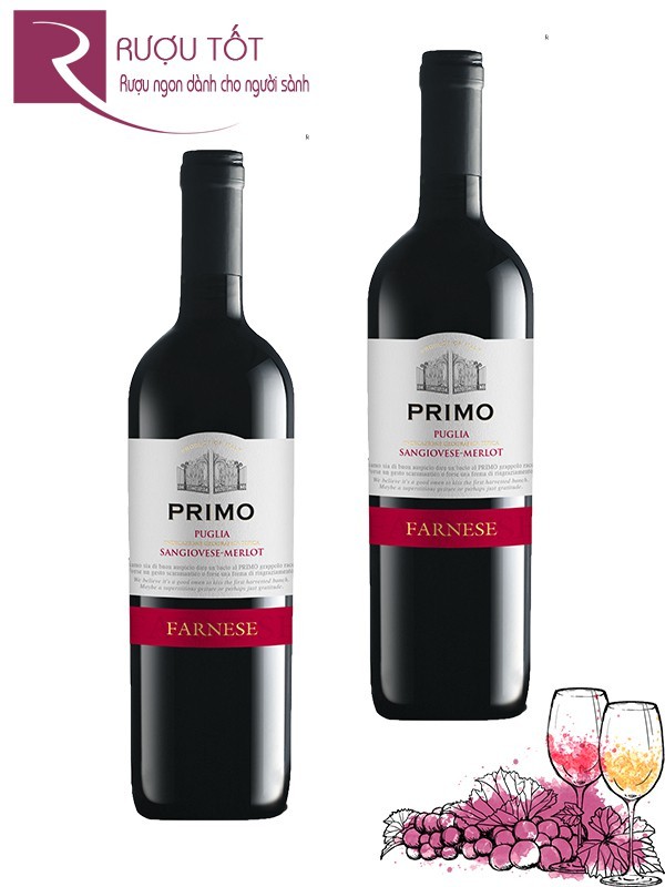 Vang Ý Primo Puglia Sangiovese Merlot Thượng hạng