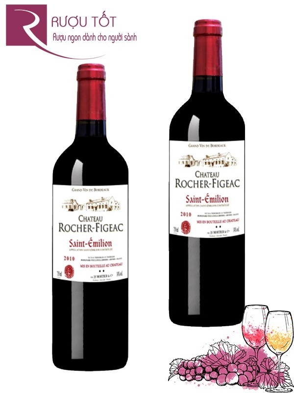 Vang Pháp Chateau Rocher Figeac Saint Emilion Thượng hạng