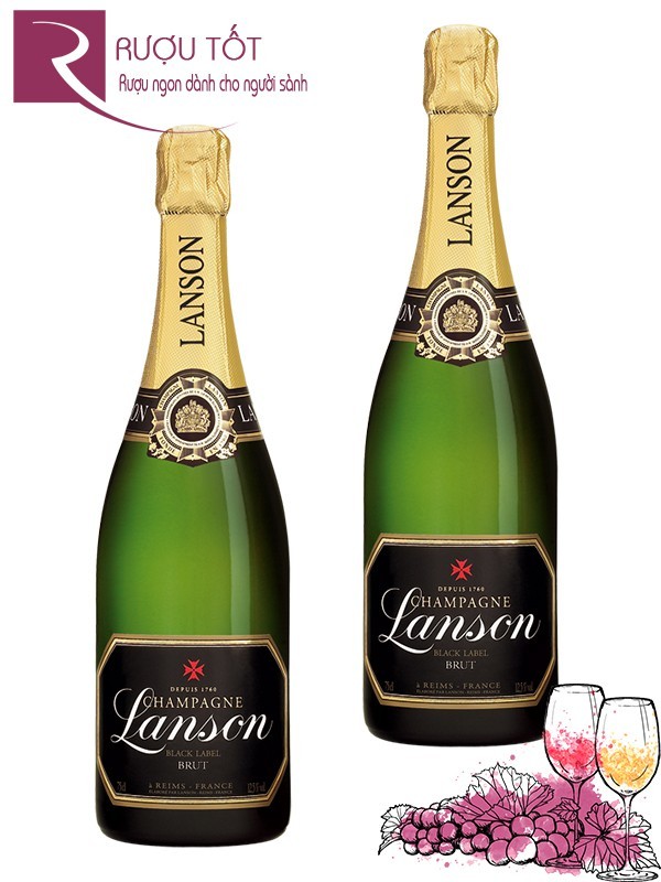 Rượu Lanson Champagne Black Label Brut