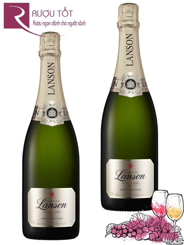 Rượu Champagne Pháp Lanson Gold Label Brut 2013