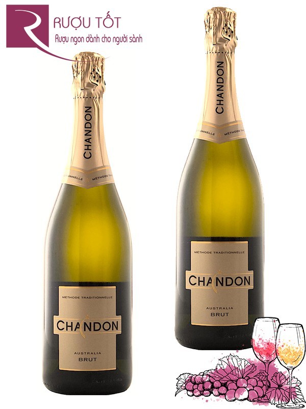 Rượu vang nổ Chandon Vintage Brut Australia Cao Cấp