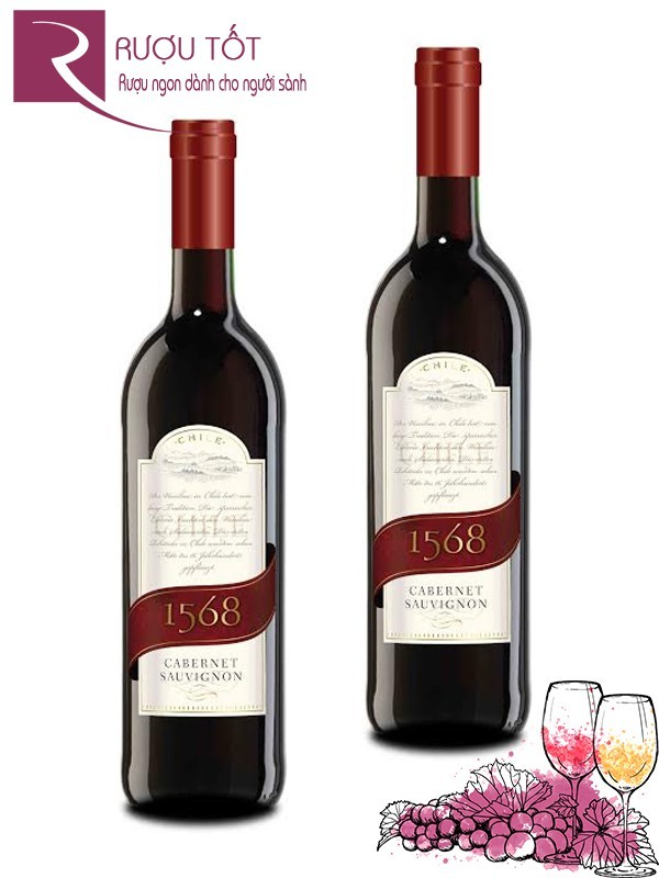 Vang Chile 1568 Cabernet Sauvignon Thượng hạng