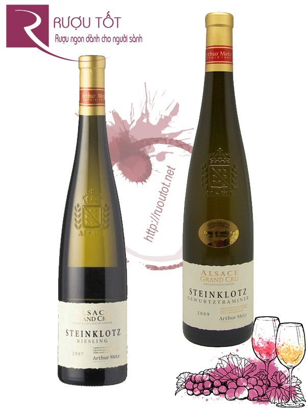 Vang Pháp Steinklotz Arthur Metz Grand Cru Riesling / Gewurztraminer