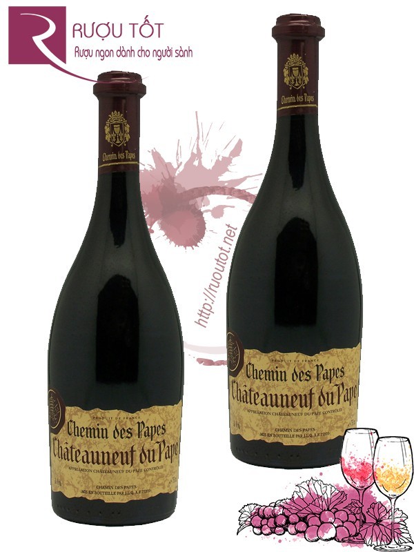 Vang Pháp Chateauneuf du pape Chemin Des Papes Thượng hạng