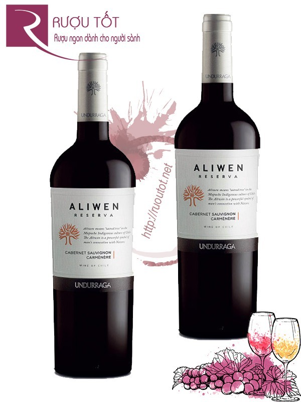 Vang Chile Aliwen Reserva Cabernet Sauvignon - Camenere