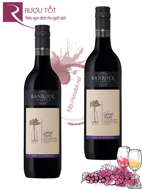 Rượu Vang Banrock Station Cabernet Merlot Thượng hạng