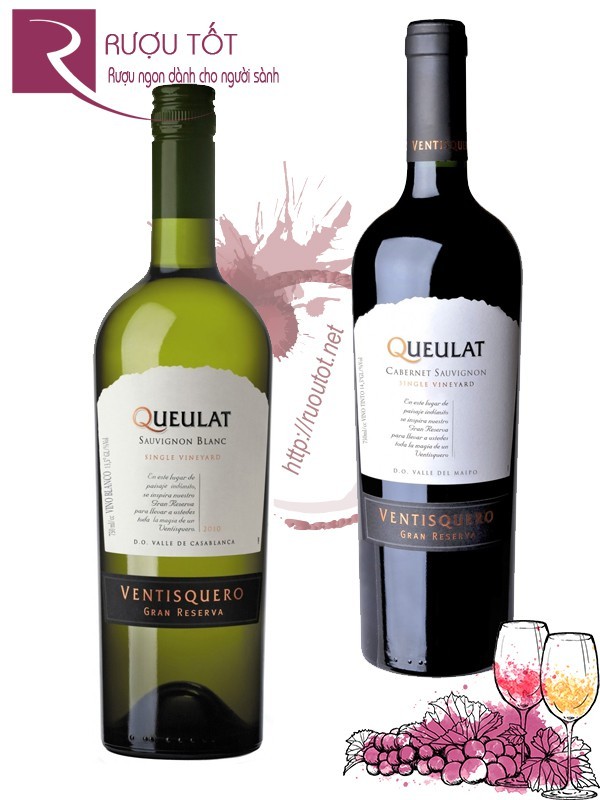 Vang Chile Queulat Gran Reserva Red - White