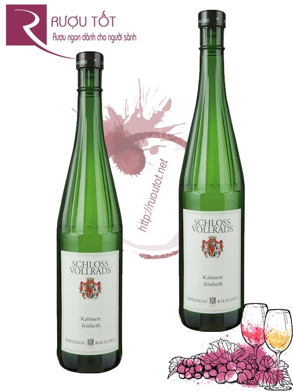 Rượu Vang Schloss Vollrads Weingut Riesling Kabinett Trocken Cao Cấp