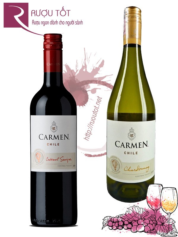 Vang Chile Carmen Classic (red – white) Thượng hạng