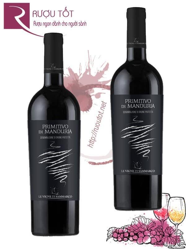 Vang Ý Primitivo di Manduria Le Vigne di Sammarco