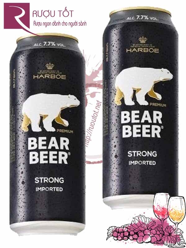 Bia Bear Beer Gấu Đức Strong 7,7%