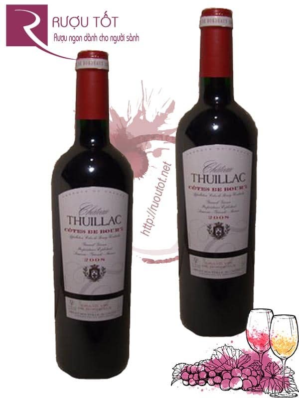 Vang Pháp Thuillac Chateau Cotes De Bourg Rouge Thượng hạng