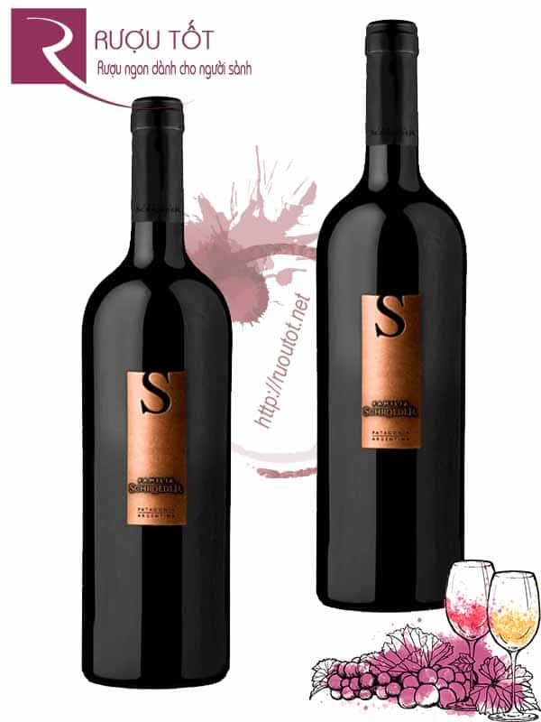 Rượu vang S Familia Schroeder Icon Wine Blend nhãn vàng Cao cấp