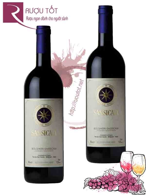 Vang Ý Sassicaia Bolgheri DOC Cao cấp