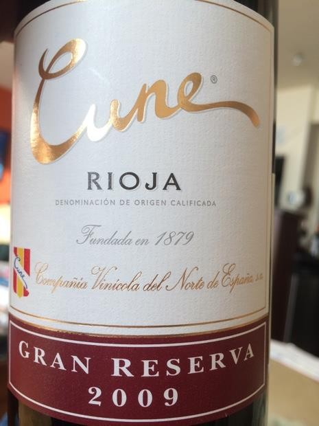 ruou vang cune gran reserva rioja