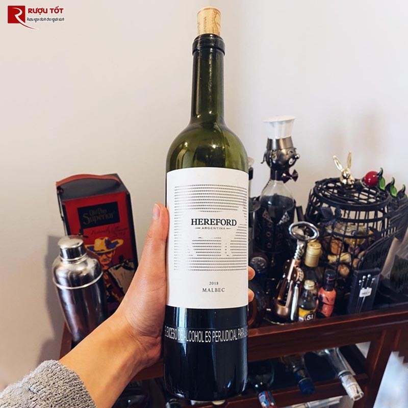 Vang đỏ Hereford Malbec