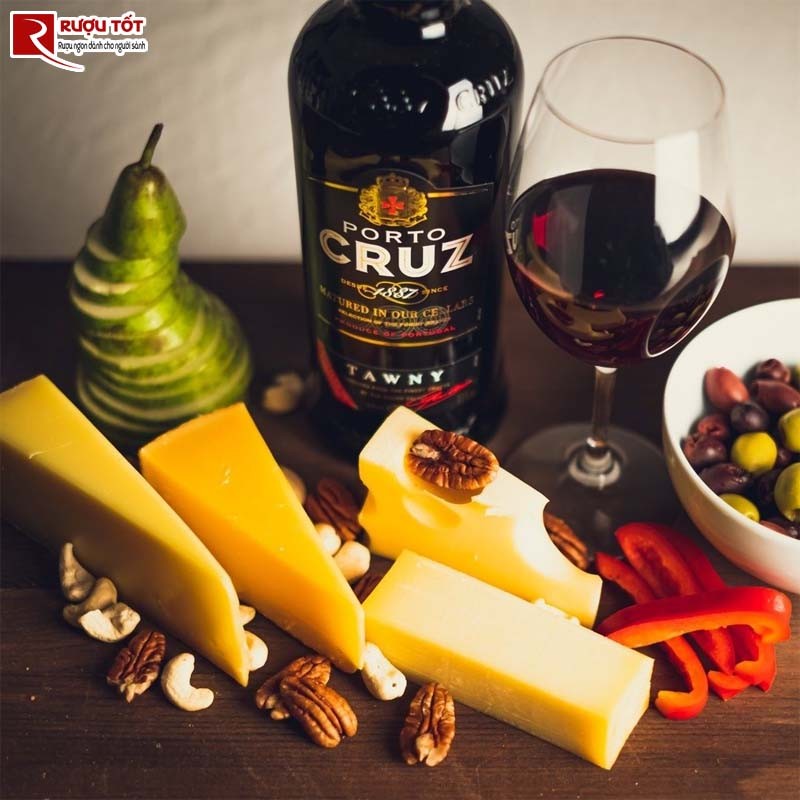 rượu vang đỏ Porto Cruz Tawny