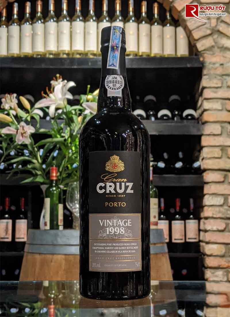 Rượu vang Porto Cruz Vintage 1998