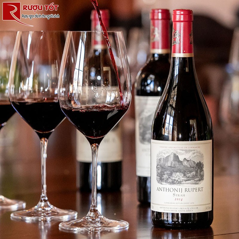 Vang đỏ Anthonij Rupert Syrah chính hãng