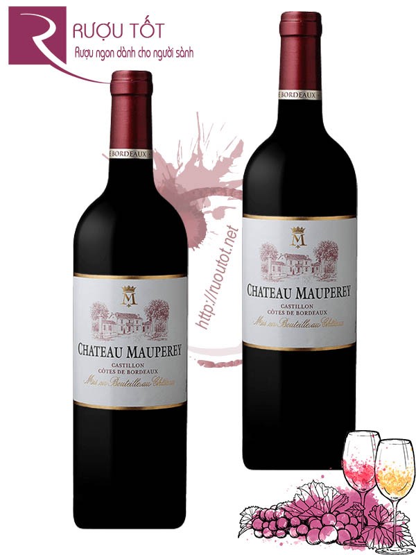 Rượu Vang Pháp Chateau Mauperey castillon Cotes De Bordeaux