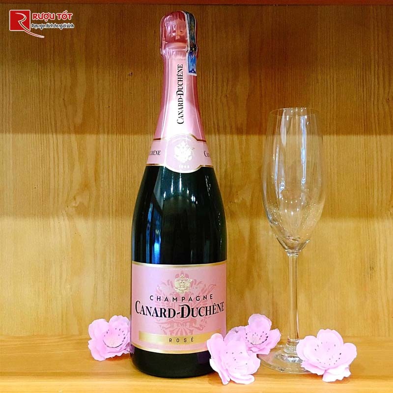 Rượu Champagne Canard Duchene Rose