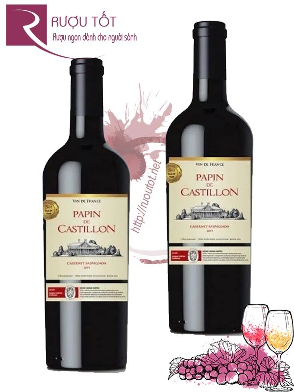 Rượu vang Papin De Castillon Cabernet Sauvignon