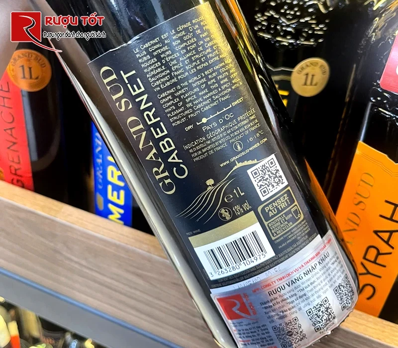 Rượu Pháp Grand Sud Cabernet