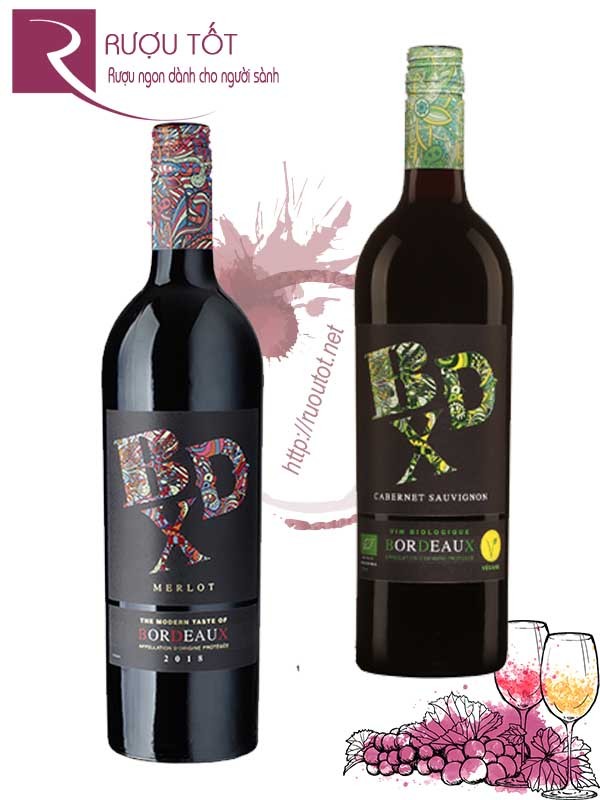 Rượu vang BDX Bordeaux Red - White Chính hãng