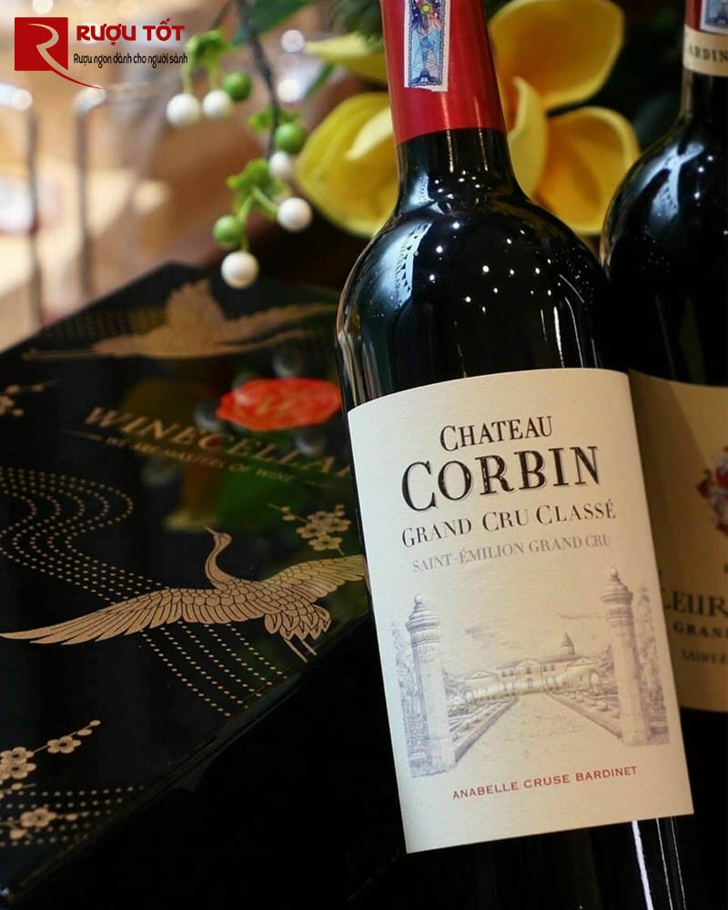 Rượu Vang Chateau Corbin Saint Emilion 750ml