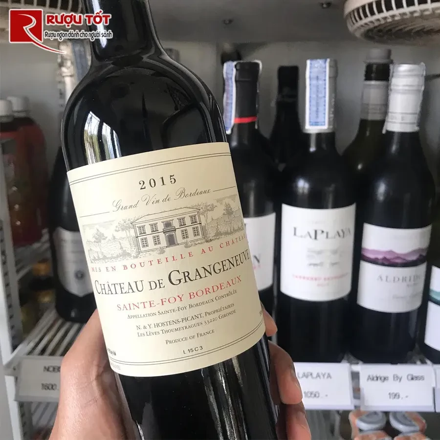 ruou vang chateau de grangeneuve bordeaux