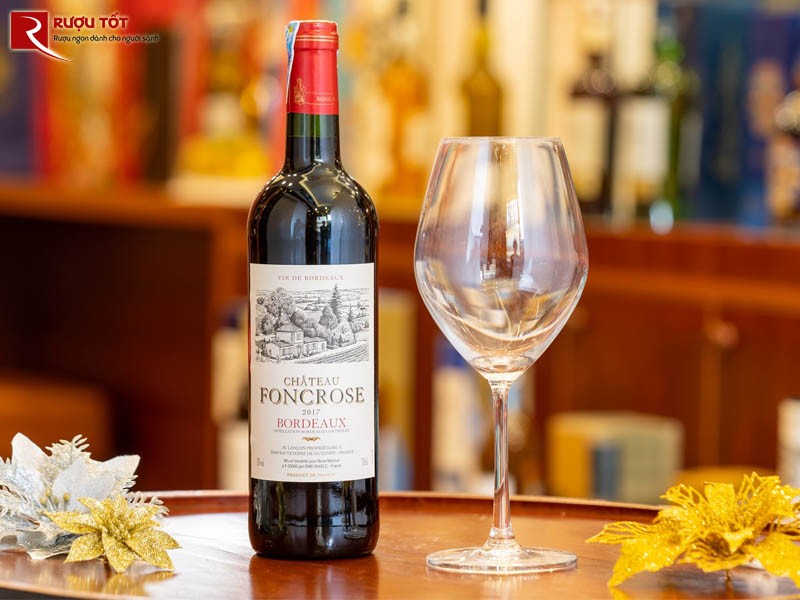 Rượu vang Chateau Foncrose Bordeaux