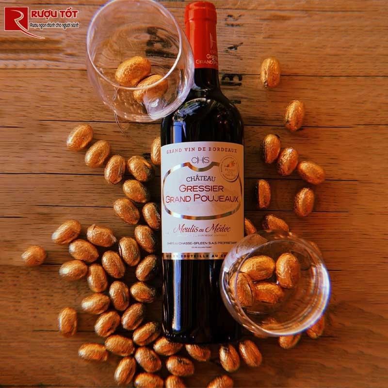 Rượu vang Chateau Gressier Grand Poujeaux