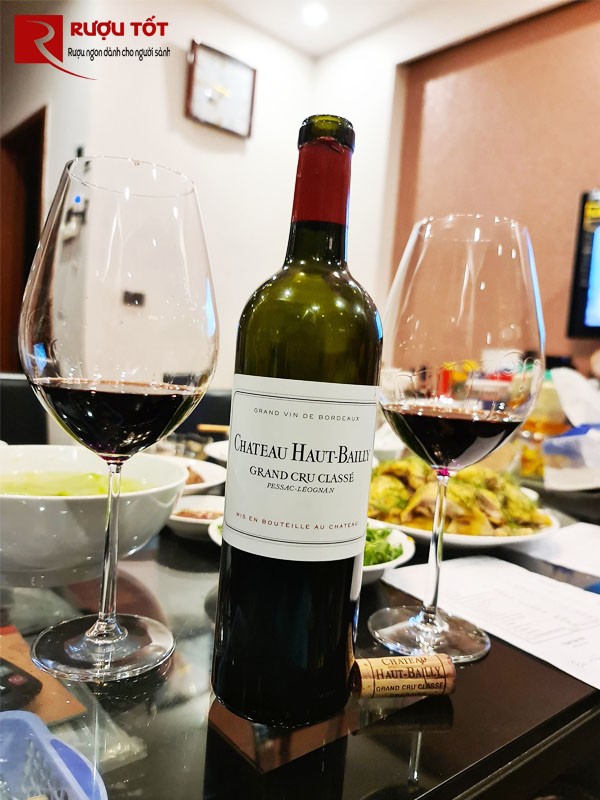 Rượu vang Chateau Haut Bailly Cao cấp