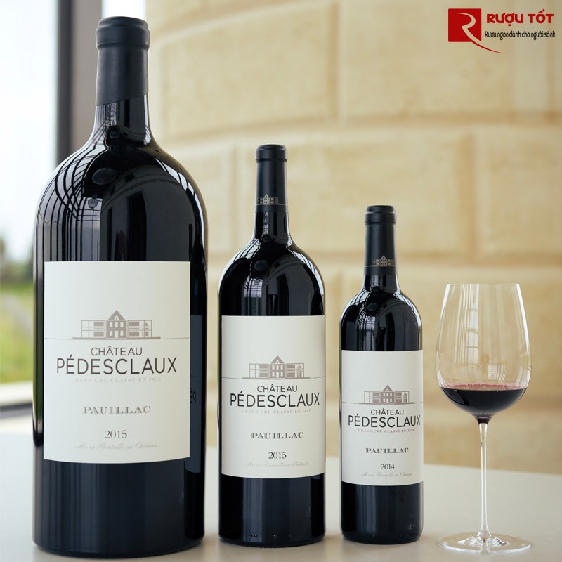 rượu vang đỏ Pháp Chateau Pedesclaux