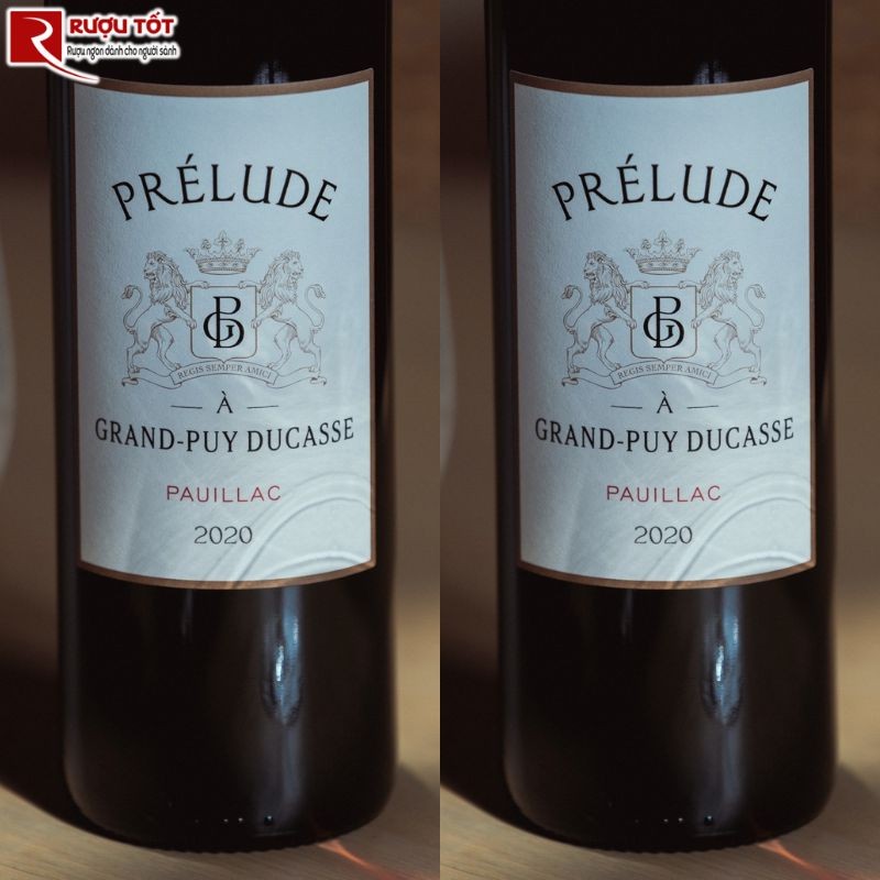 Rươu vang đỏ Prelude de Grand Puy Ducasse