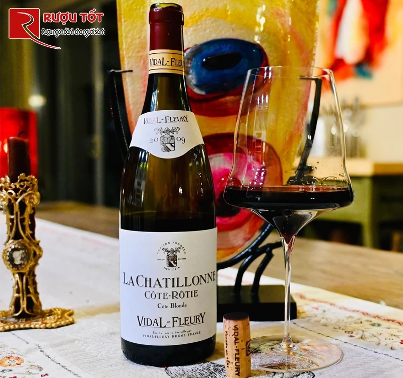 Rượu vang La Chatillonne Vidal Fleury Cote Rotie