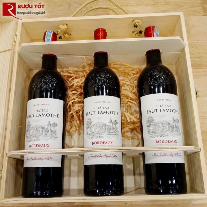 Rượu vang Pháp Chateau Haut Lamothe Bordeaux