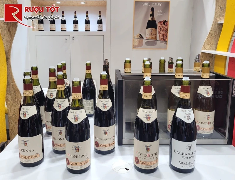 Rượu vang Pháp Chateauneuf Du Pape Vidal Fleury