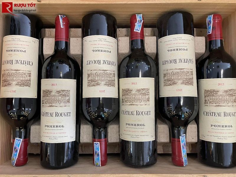 Rượu vang Pháp Rouget Pomerol