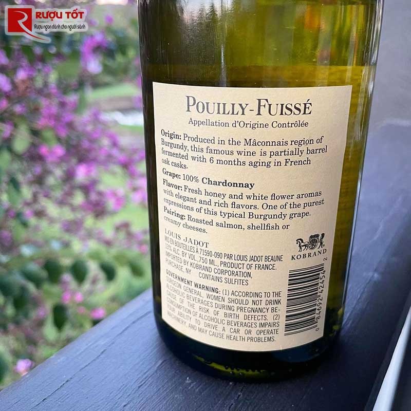 Rượu vang trắng louis jadot pouilly fuisse