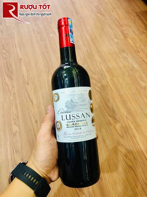 vang Chateau Lussan Bordeaux