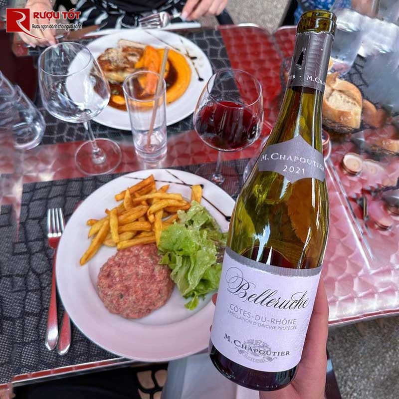 Vang đỏ M Chapoutier Belleruche Cote du Rhone