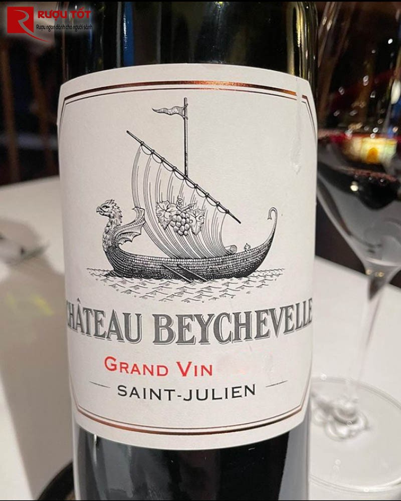 Vang Pháp Chateau Beychevelle Saint Julien 750ml