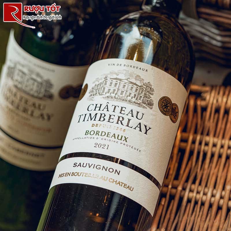 vang pháp Chateau Timberlay Bordeaux Sauvignon