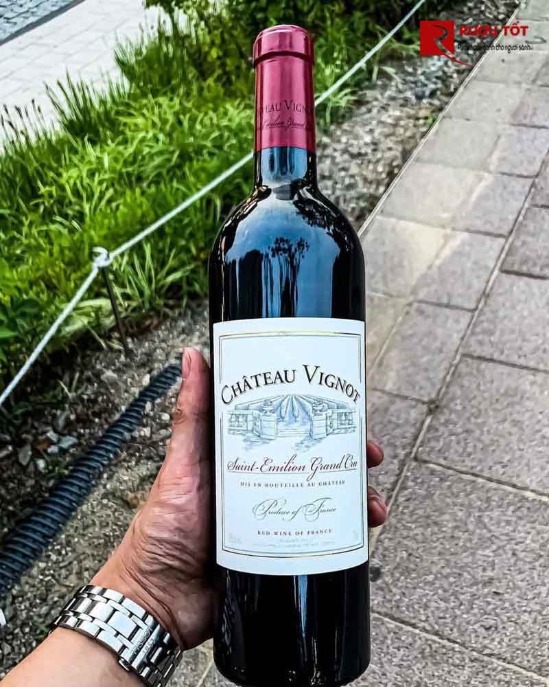 Vang Pháp Chateau Vignot Saint Emilion Grand Cru