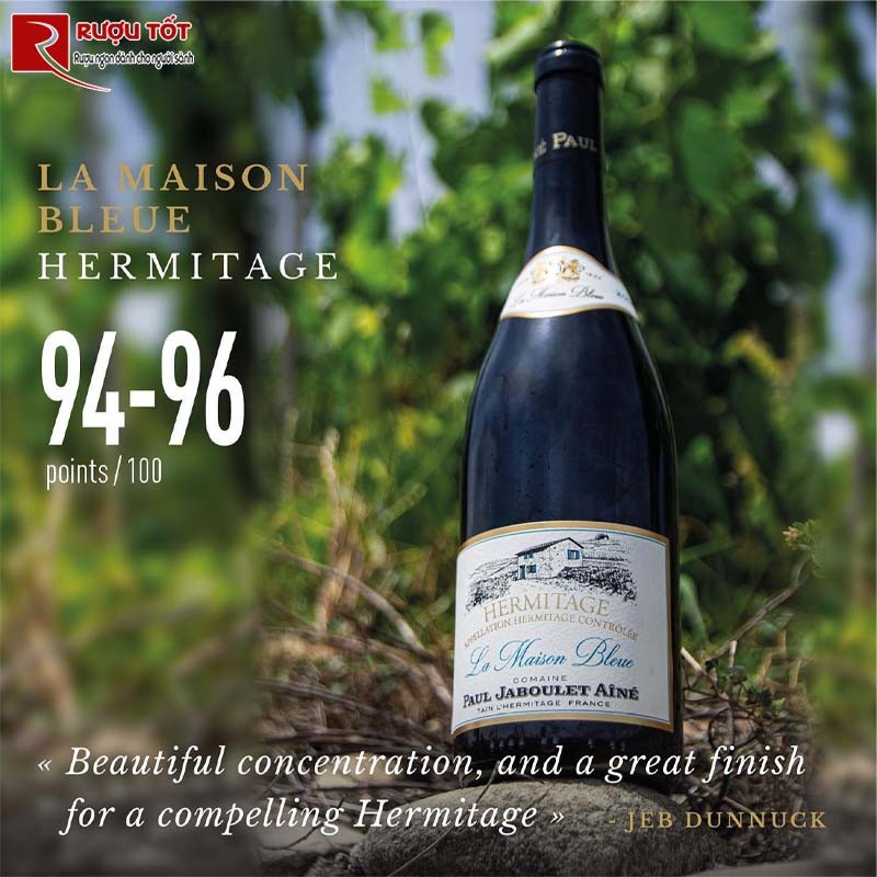 Vang Pháp Paul Jaboulet Aine Hermitage La Maison Bleue