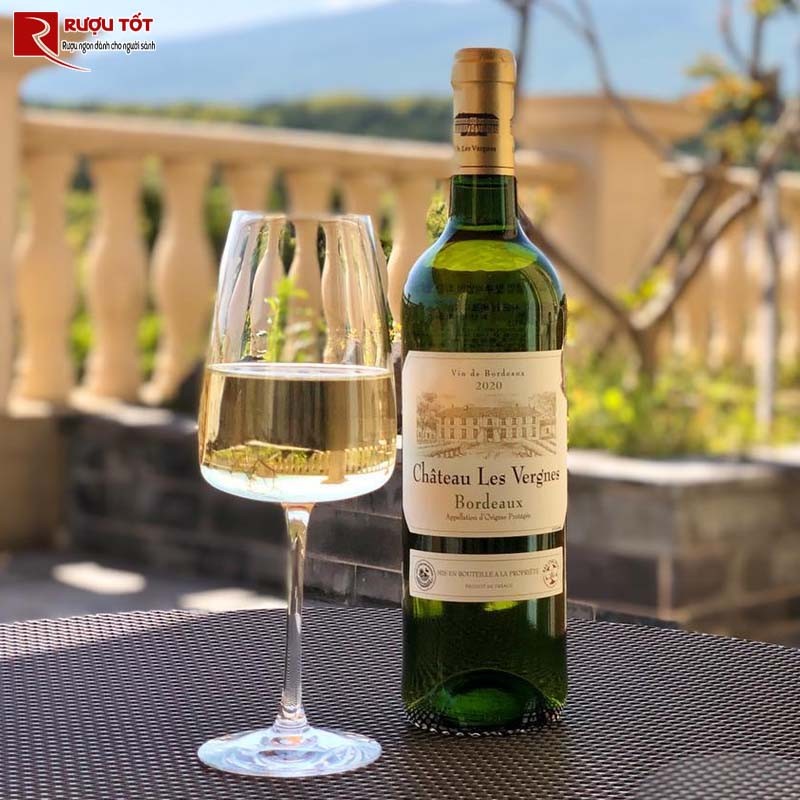 Vang trắng Chateau Les Vergnes Blanc