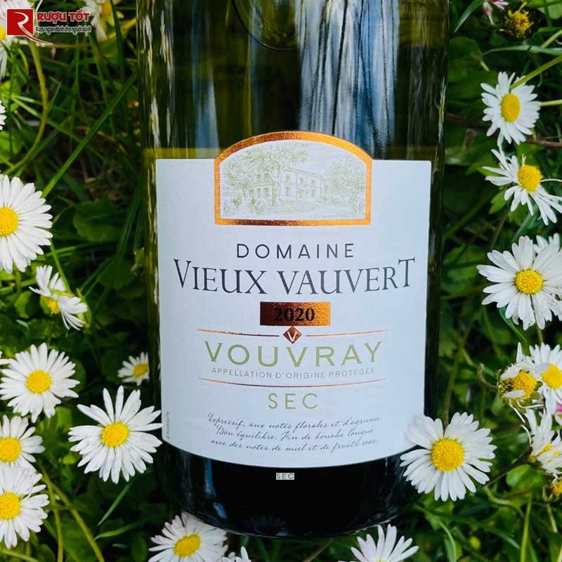 Vang trắng Domaine du Vieux Vauvert Vouvray