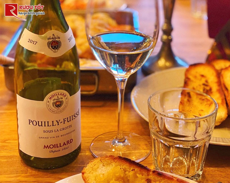 Vang trắng Moillard Pouilly